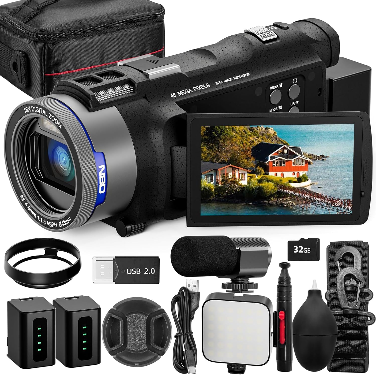 Japanese Lifestyle Vlog - NBD 4K Camcorder Video Camera with