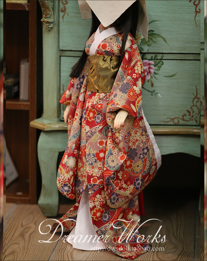 Japanese Girl Lifestyle - 1/4 1/3 scale BJD Japanese Kimono
