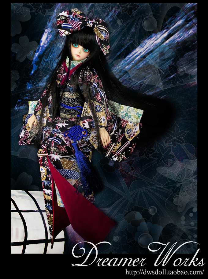 Japanese Girl Lifestyle - 1/4 scale BJD Japanese Yukata Kimono
