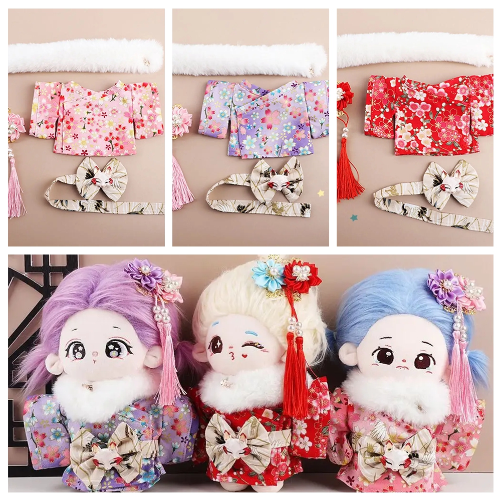 Japanese Girl Lifestyle - 20CM Doll Clothes Japanese Style Floral