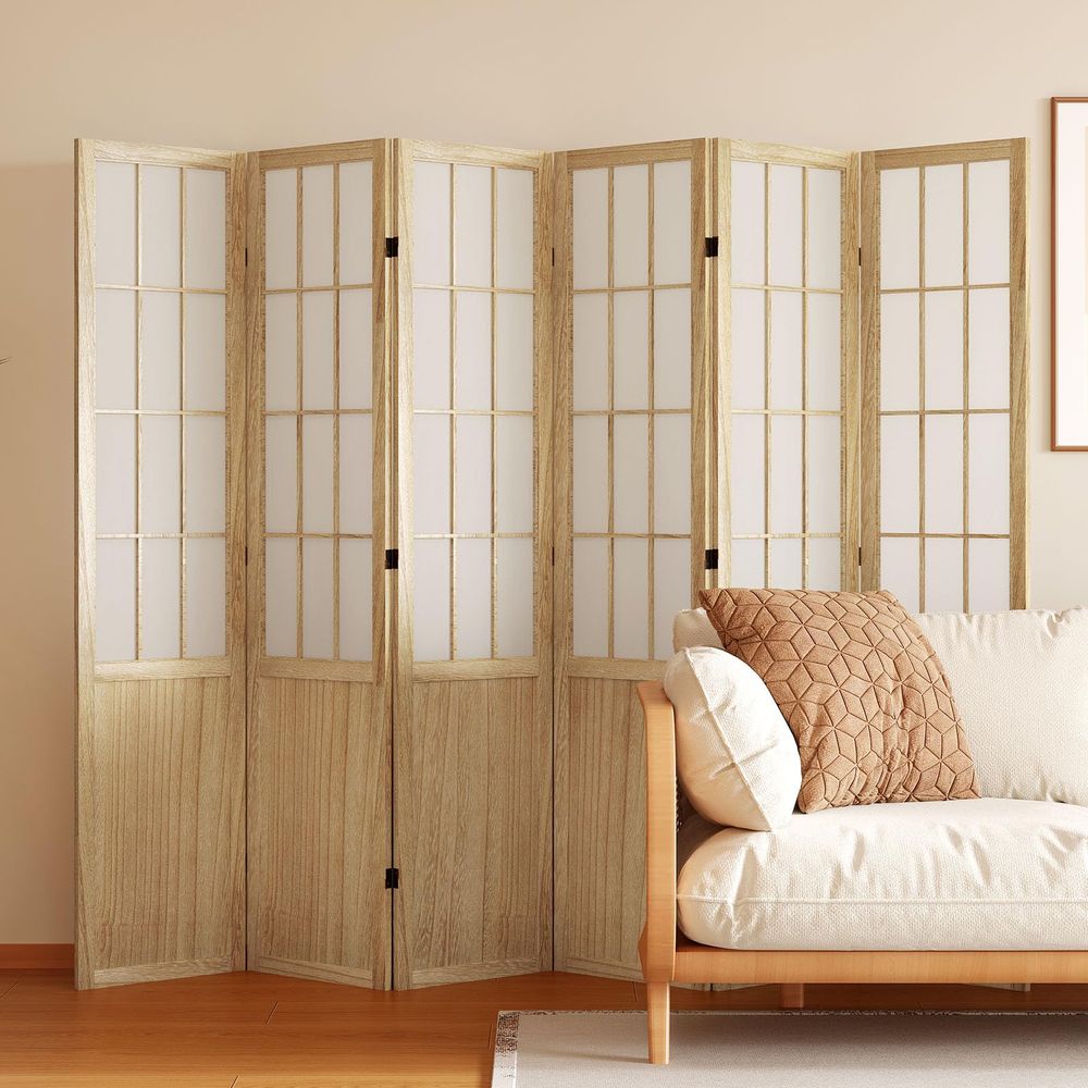 Shoji Screen Divider - Divider, 66.9Inch Tall Japanese Shoji Style