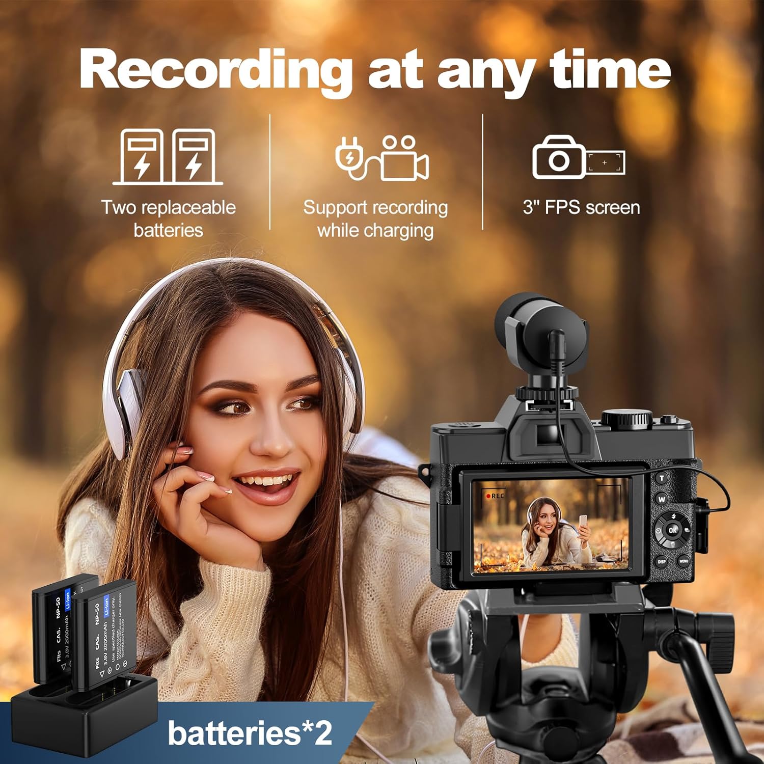 NBD S100F 48MP 4K Digital Came - Japanese Lifestyle Vlog reseña y precio