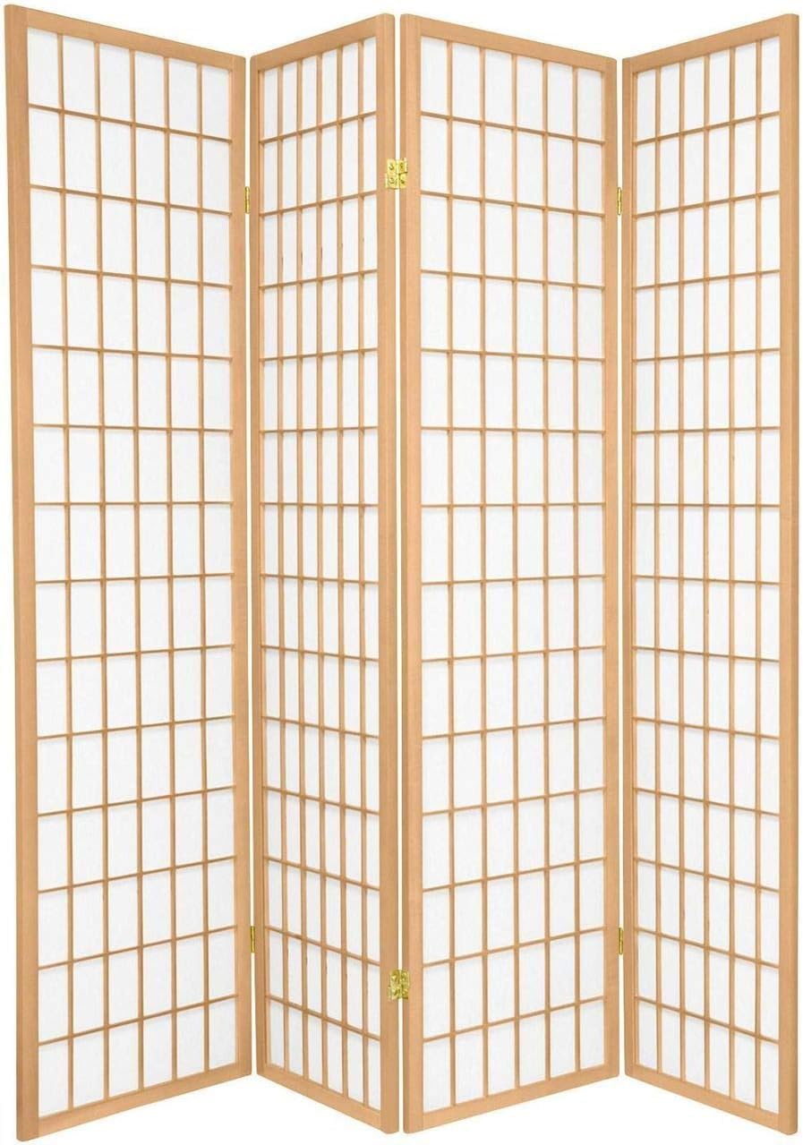 Japanese Style 4 Panels Wood S - Shoji Screen Divider reseña y precio