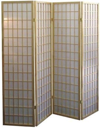 Japanese Style 4 Panels Wood S - Shoji Screen Divider reseña y precio