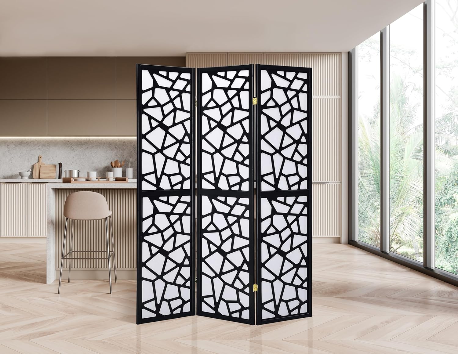 Japanese Style 3 Panels Wood S - Shoji Screen Divider reseña y precio