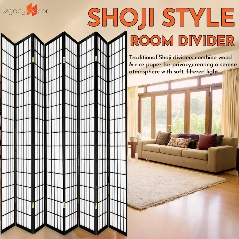 Hot sales8 Panels Room Divider - Shoji Screen Divider reseña y precio