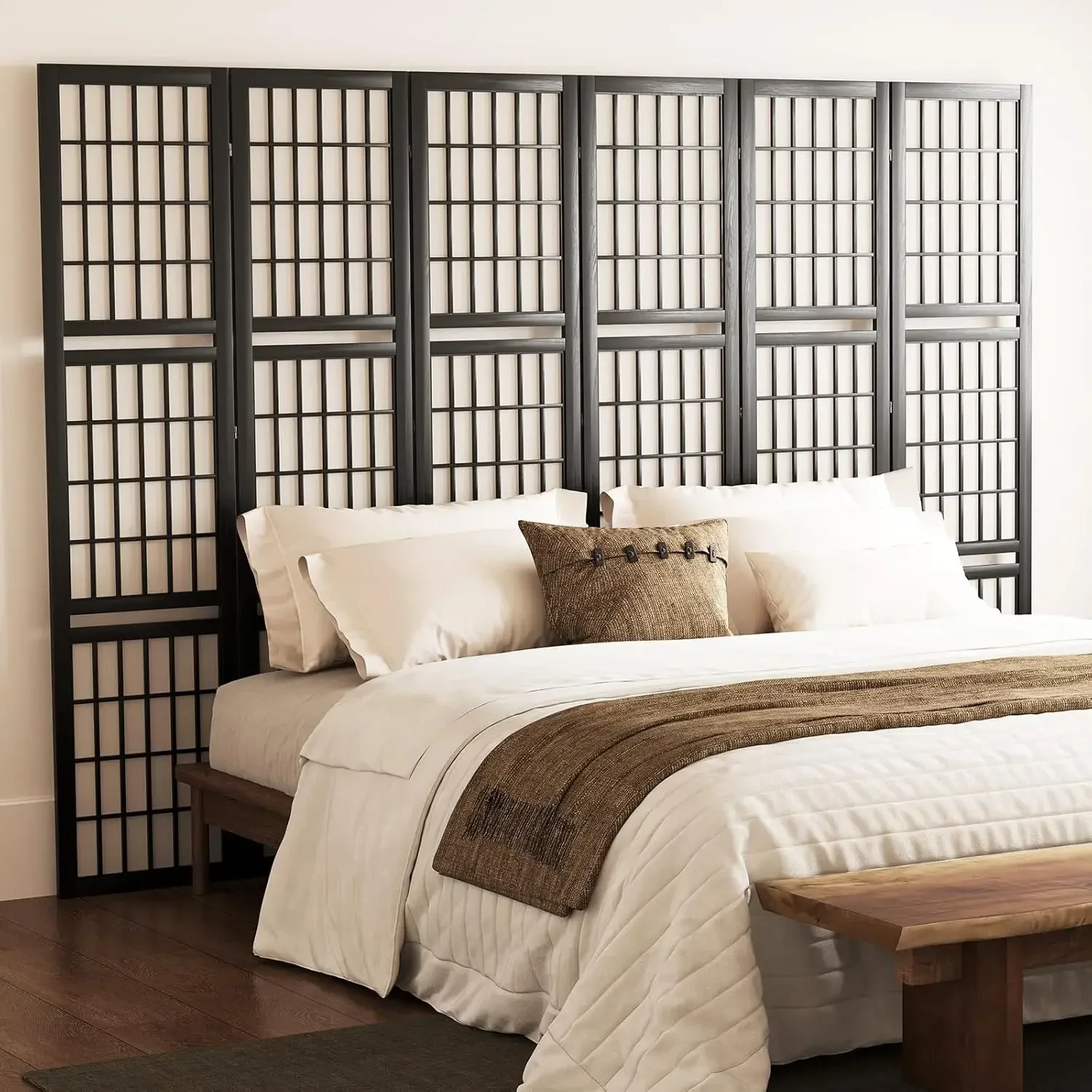 6 Panel 5.6ft Folding Portable - Shoji Screen Divider reseña y precio