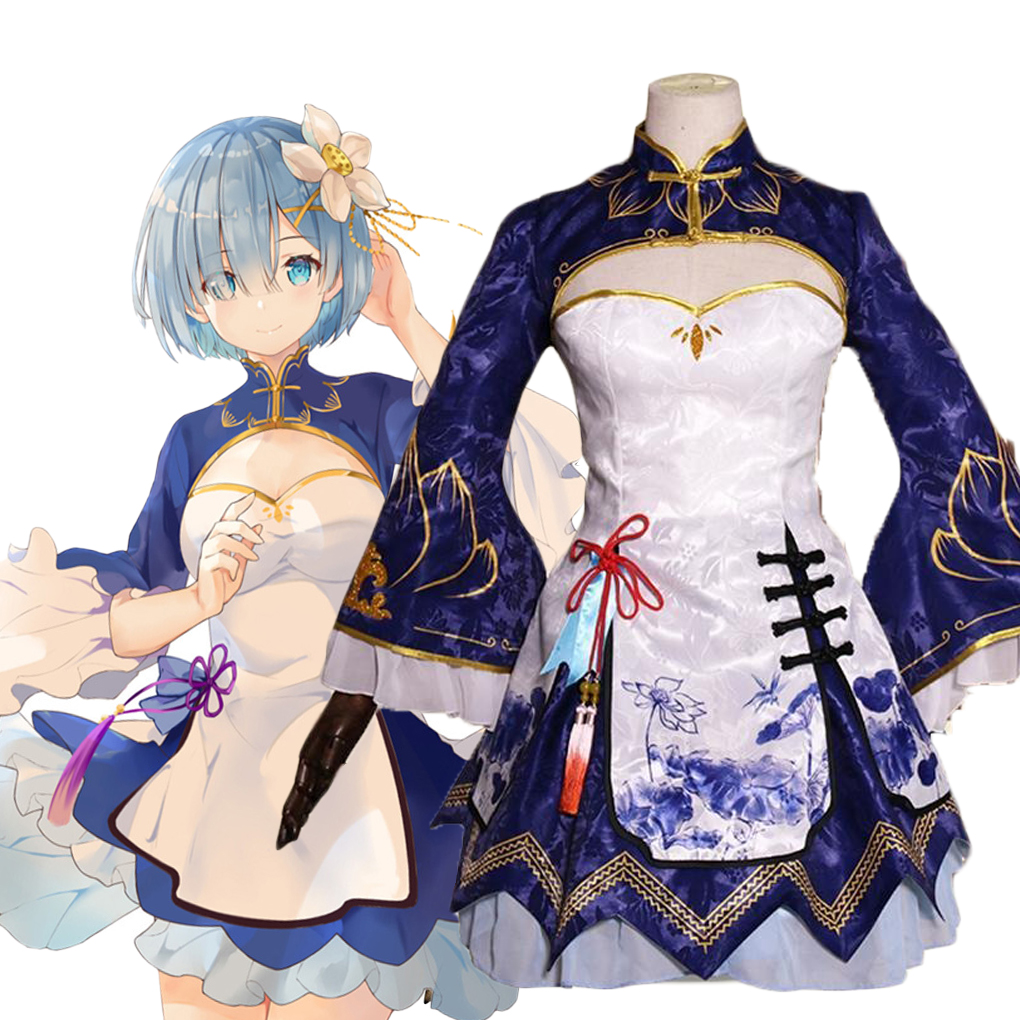 2025 Rem Ram Cosplay Cheongsam - Japanese Girl Lifestyle reseña y precio