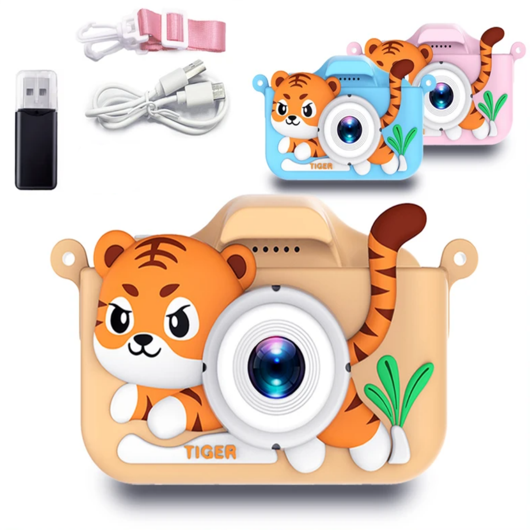Kids Mini Camera Cartoon Tiger - Japanese Kids Lifestyle reseña y precio