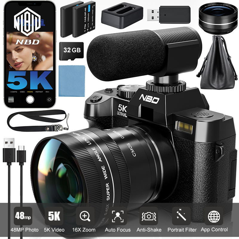 NBD 5K&48MP Digital Cameras Ph - Japanese Lifestyle Vlog reseña y precio