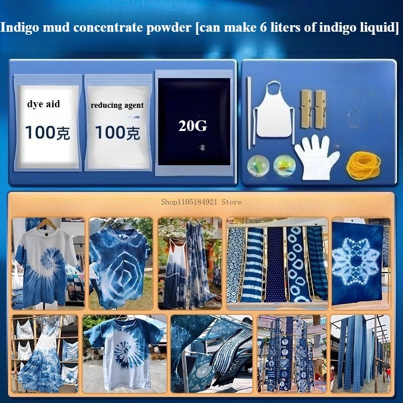 40g Indigo Mud Paste Vegetable - Indigo Dye Kit reseña y precio