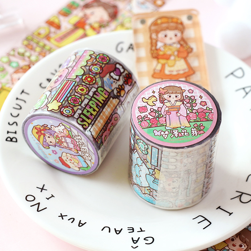 TIANZI 50mmx5m Scrapbooking St - Japanese Girl Lifestyle reseña y precio