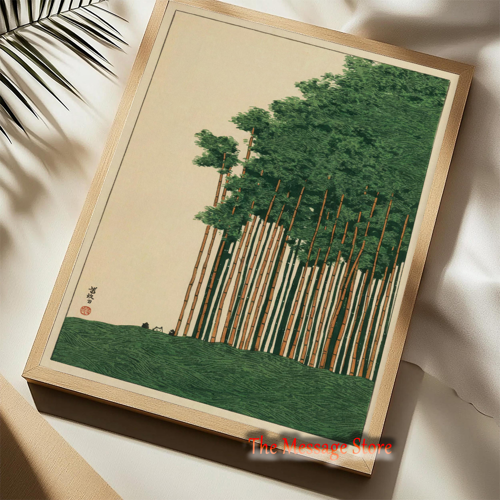 Vintage Japanese Forest Pine T - Japanese Lifestyle And Traditions reseña y precio