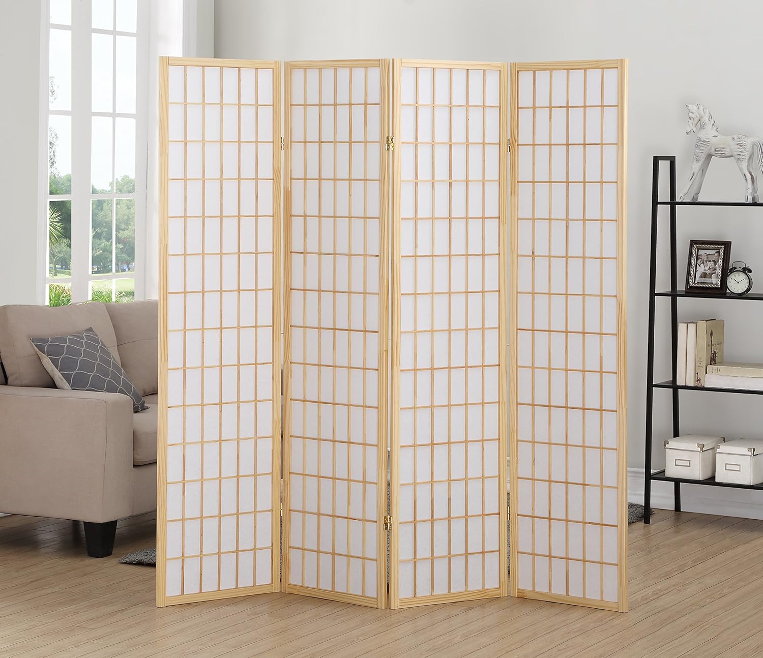 4 Panel Japanese Shoji Screen  - Shoji Screen Divider reseña y precio