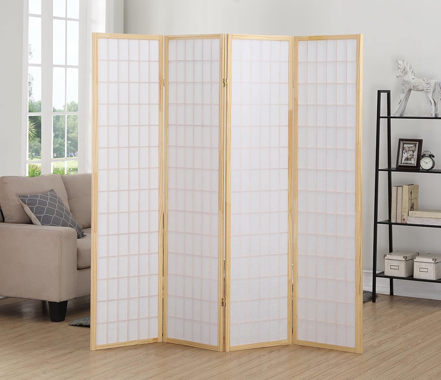 4 Panel Japanese Shoji Screen  - Shoji Screen Divider reseña y precio
