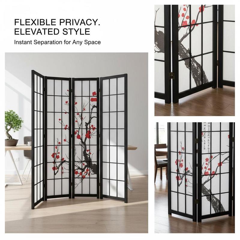 Japanese Shoji Screen 6 Panel  - Shoji Screen Divider reseña y precio