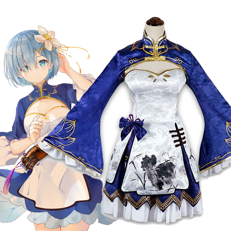 Rem Ram Cosplay Cheongsam Anim - Japanese Girl Lifestyle reseña y precio