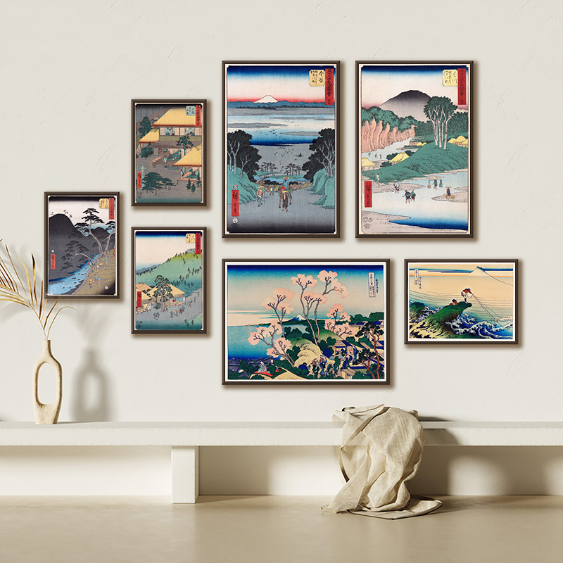 Japanese Prints Wall Art Canva - Japanese Lifestyle And Traditions reseña y precio