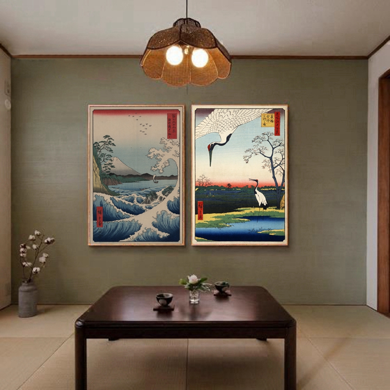 Japanese Prints Wall Art Canva - Japanese Lifestyle And Traditions reseña y precio