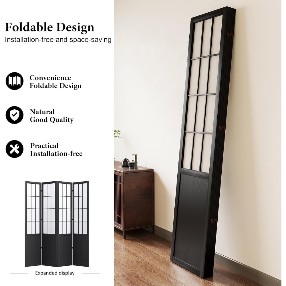 Room Divider and Folding Porta - Shoji Screen Divider reseña y precio